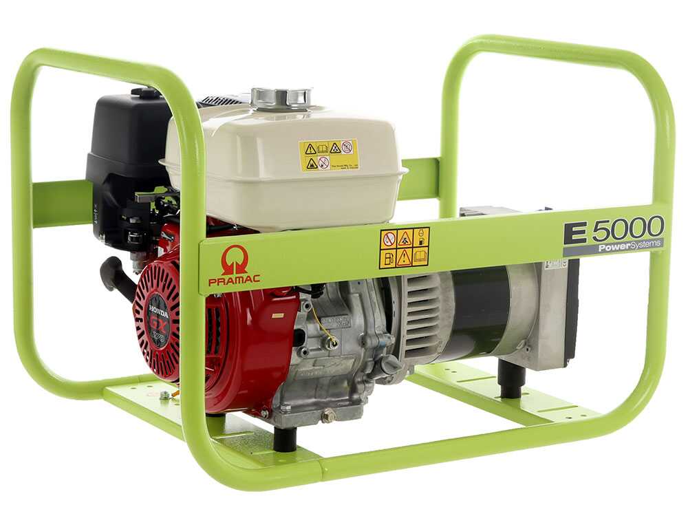 Pramac E 5000 - Benzin Stromerzeuger 4.6 kW - Dauerleistung 3.9 kW - 230V – Bild 3