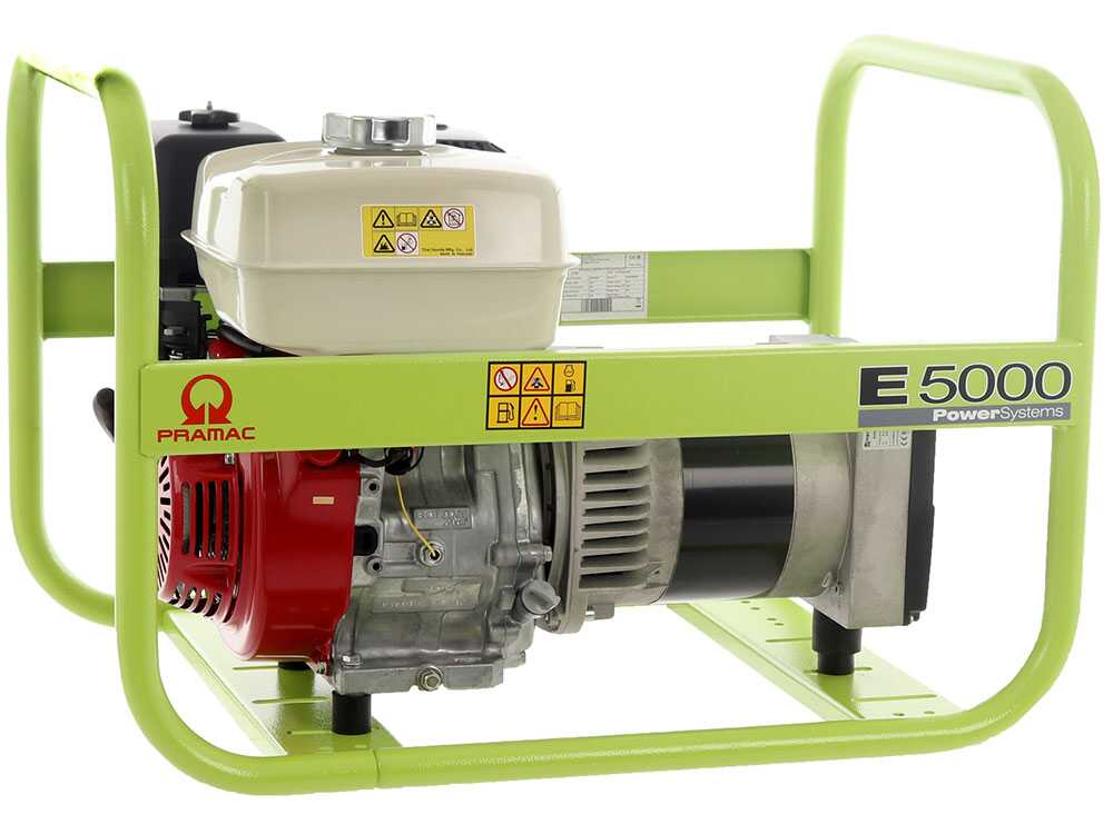 Pramac E 5000 - Benzin Stromerzeuger 4.6 kW - Dauerleistung 3.9 kW - 230V – Bild 4