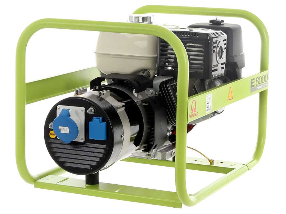 Pramac E 8000 - Benzin Stromerzeuger 6.4 kW - Dauerleistung 5.4 kW - 230V – Bild 3