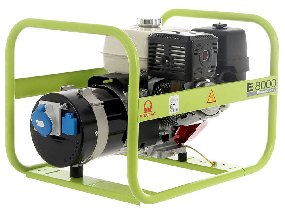 Pramac E 8000 - Benzin Stromerzeuger 6.4 kW - Dauerleistung 5.4 kW - 230V – Bild 4