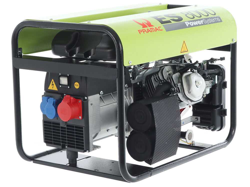 Pramac ES 8000 - Benzin-Stromerzeuger mit AVR-Regelung 6.6 kW - Dauerleistung 6.6 kW - 400V – Bild 3