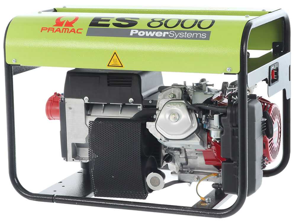 Pramac ES 8000 - Benzin-Stromerzeuger mit AVR-Regelung 6.6 kW - Dauerleistung 6.6 kW - 400V – Bild 4