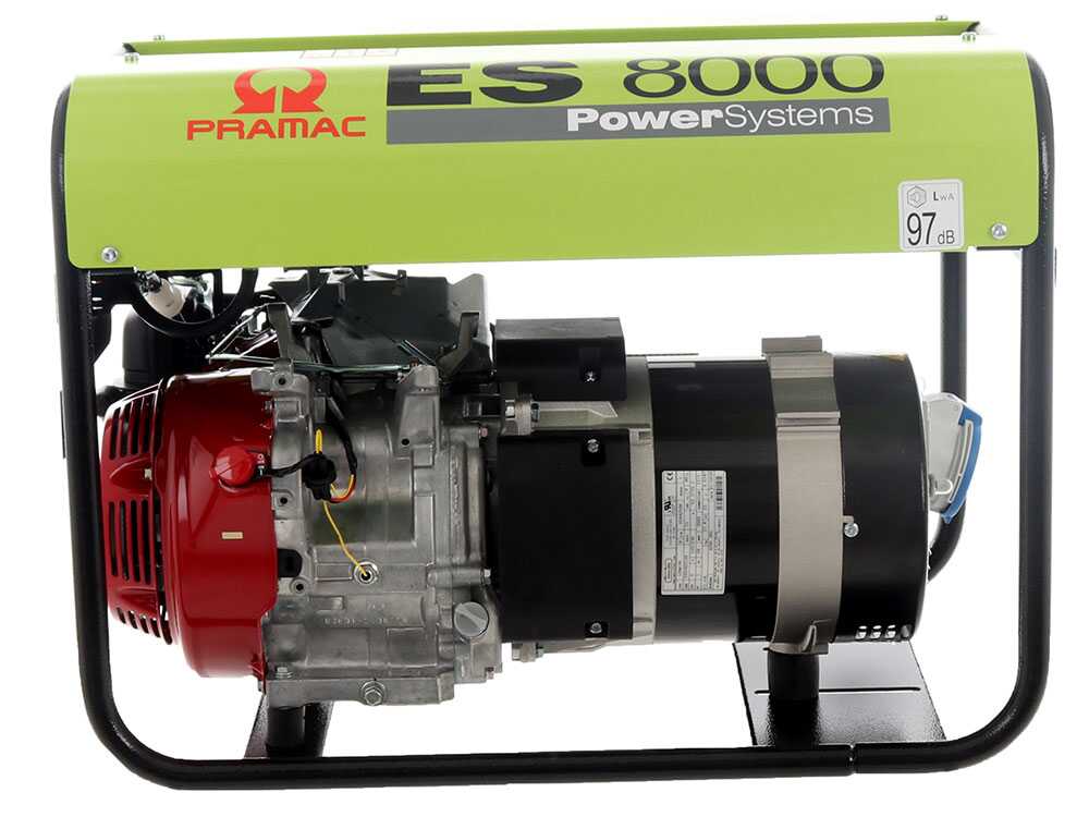 Pramac ES 8000 - Stromerzeuger 230V 6.4 kW - Dauerleistung 5.4 kW - 230V – Bild 2