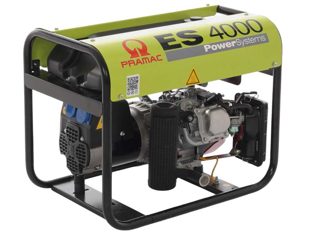 Pramac ES4000 – Stromgenerator 3,1 kW – Dauerleistung 2,6 kW Einphasig – Bild 3