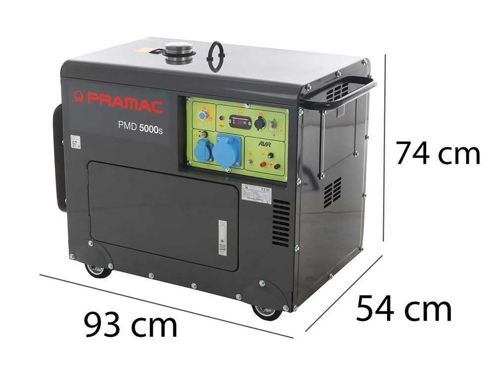 Pramac PMD5000s - Diesel Notstromaggregat 230V - 5 kW - leise - inkl. ATS Notstromautomatik