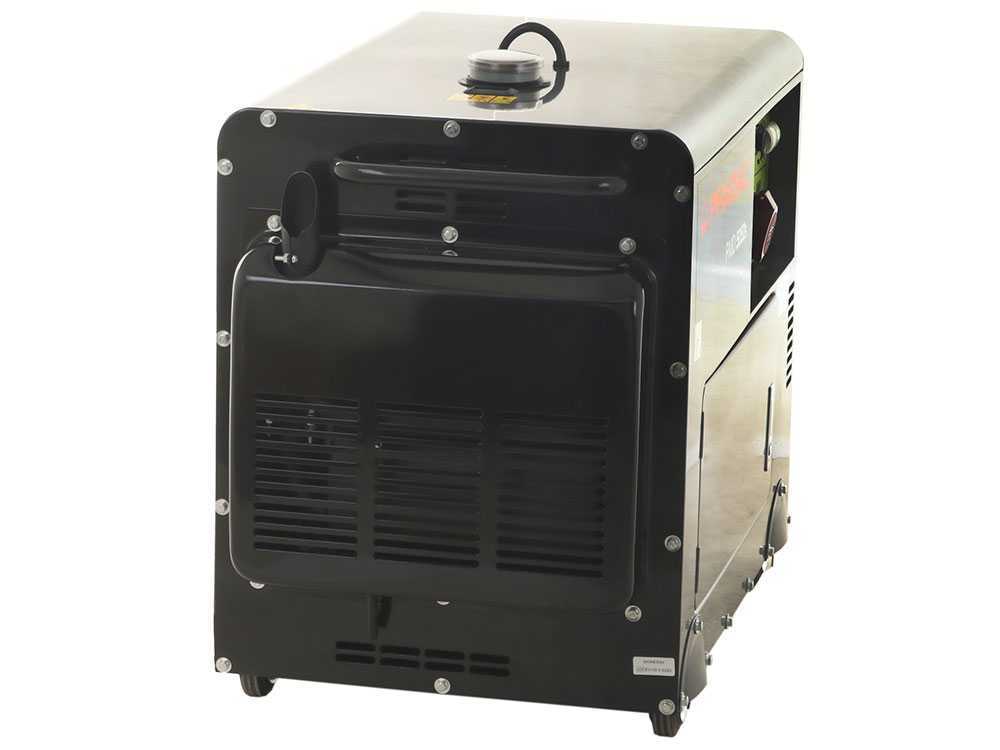 Pramac PMD5050s - Leiser Diesel-Stromerzeuger mit Rädern und AVR-Regelung 3,6 kW - Dauerleistung 3.6 kW - 400V – Bild 4
