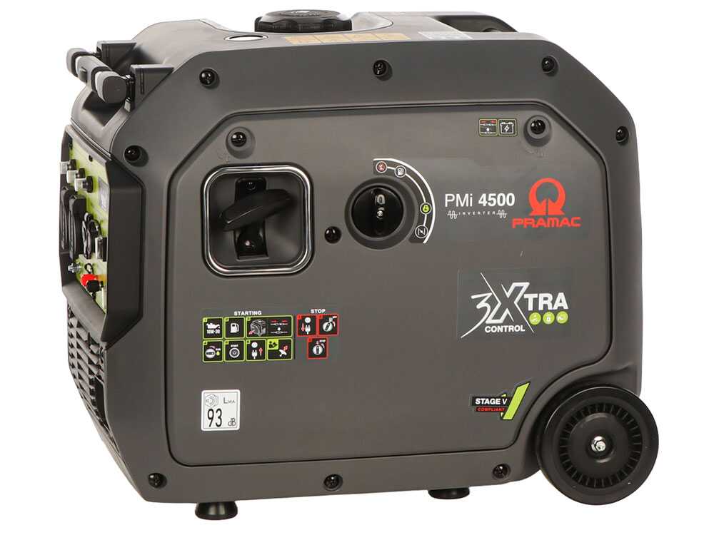 Pramac PMi 4500 - Inverter-Stromerzeuger Trolley-Version 4,2 kW - Dauerleistung 3,8 kW Einphasig – Bild 3