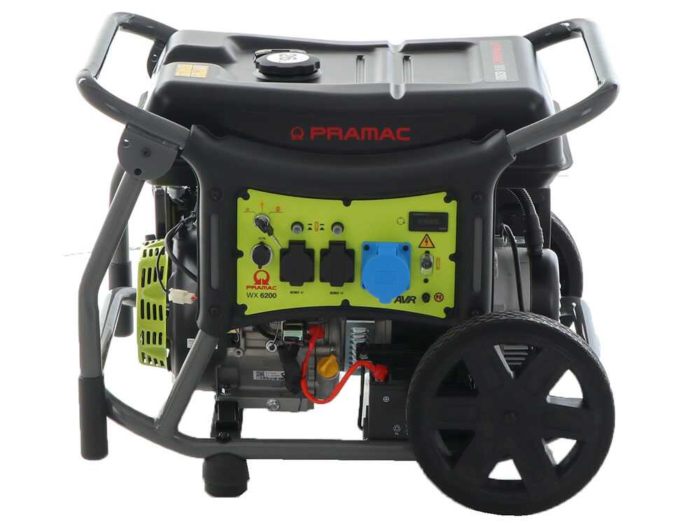 Pramac WX 6200 ES - Benzin-Stromerzeuger auf Rädern 5.8 kW - Dauerleistung 5.3 kW - 230V + ATS – Bild 3