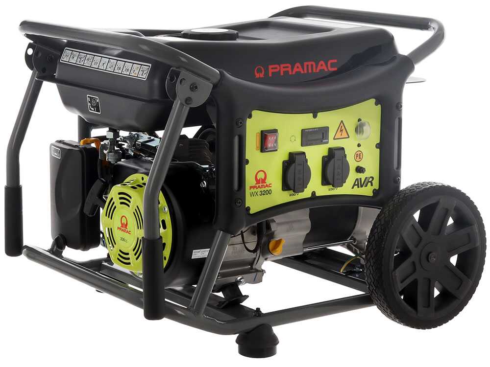 Pramac WX3200 - Stromerzeuger mit Rädern 2.85 kW - Dauerleistung 2.45 kW - 230V – Bild 3