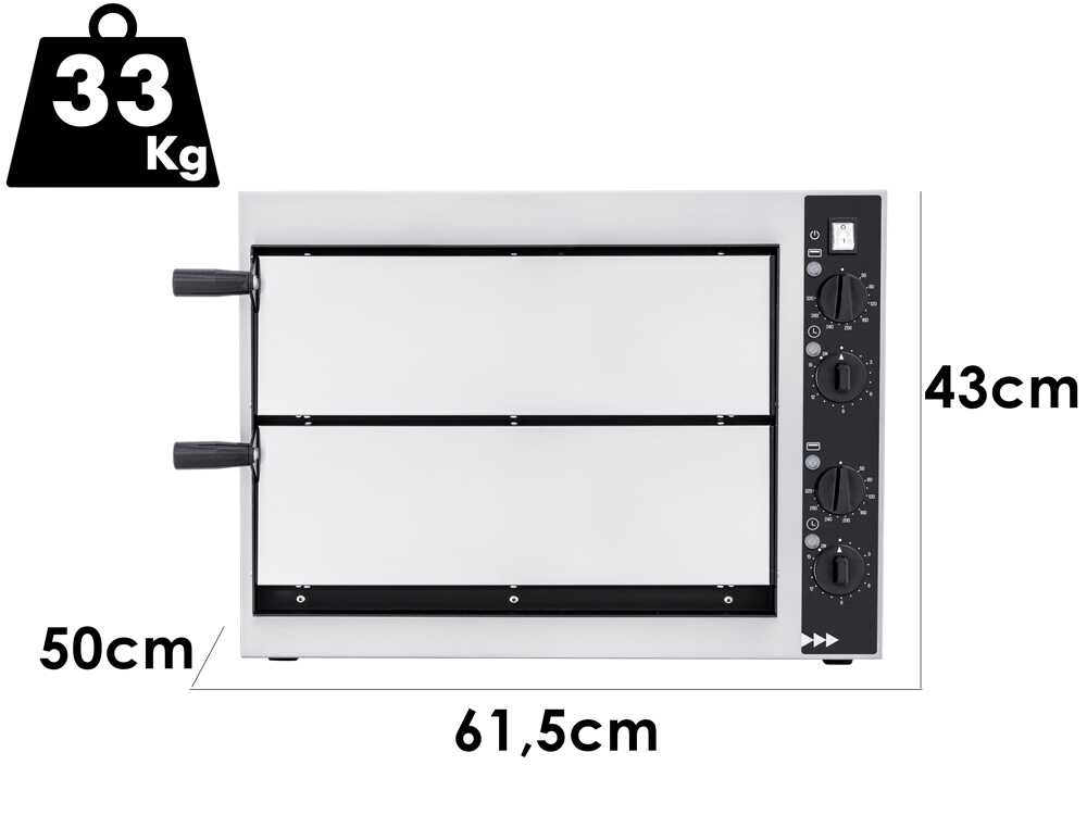 Prismafood SMALL BASIC 2/40 - Pizzaofen - 2400 W