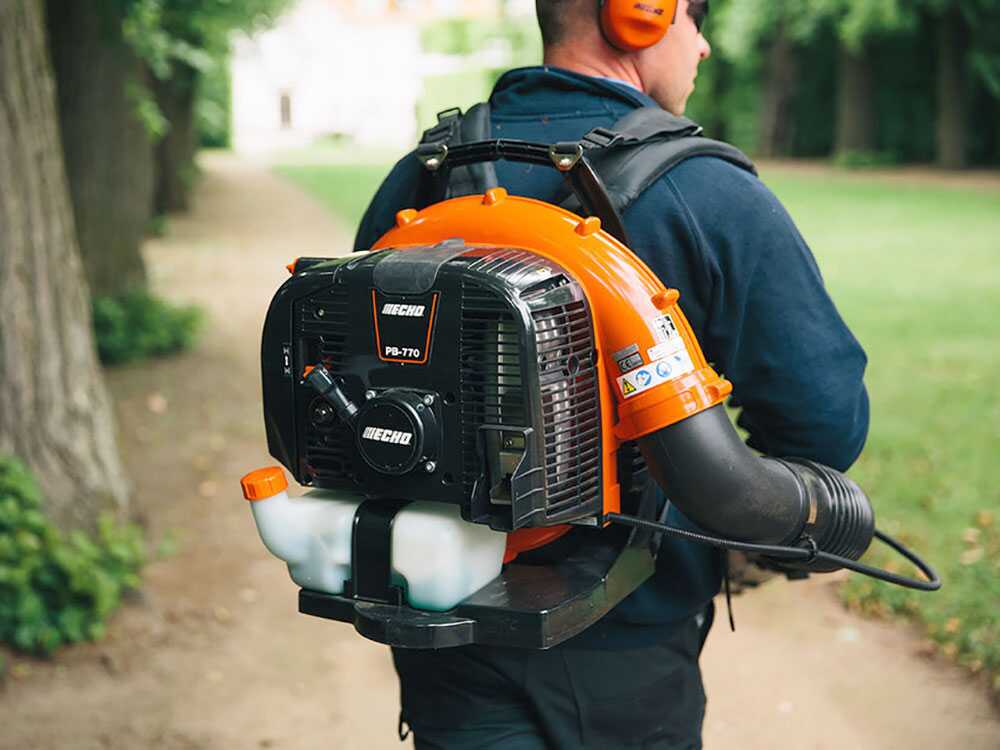 Professionelles rückentragbares Benzin-Blasgerät Echo PB-770 – Bild 2