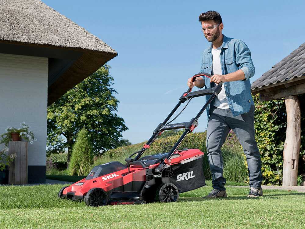 PROMO - SKIL 0140 BA - Akku-Rasenmäher - 2x20V/4ah - 43cm Schnittbreite – Bild 3
