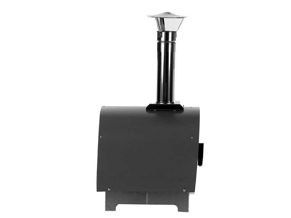 Quattro Stagioni Holzbackofen für Pizza - Farbe: Anthrazit - für 1 Pizza – Bild 4