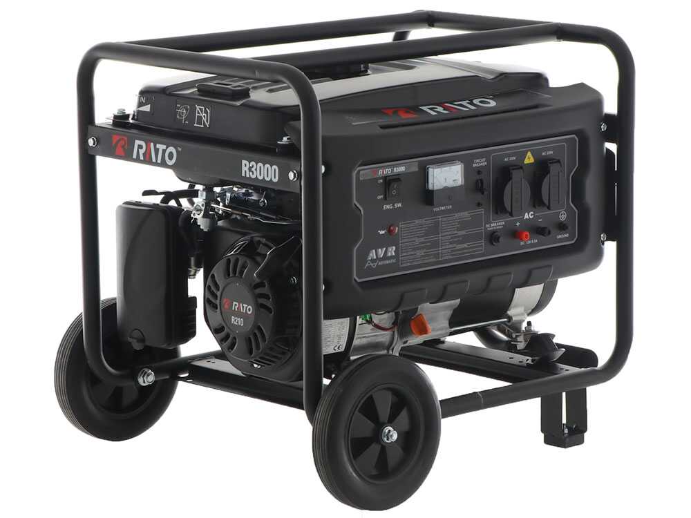 Rato R3000 - Benzin-Stromerzeuger 3 kW - PRP 2.8 kW - 230V – Bild 4