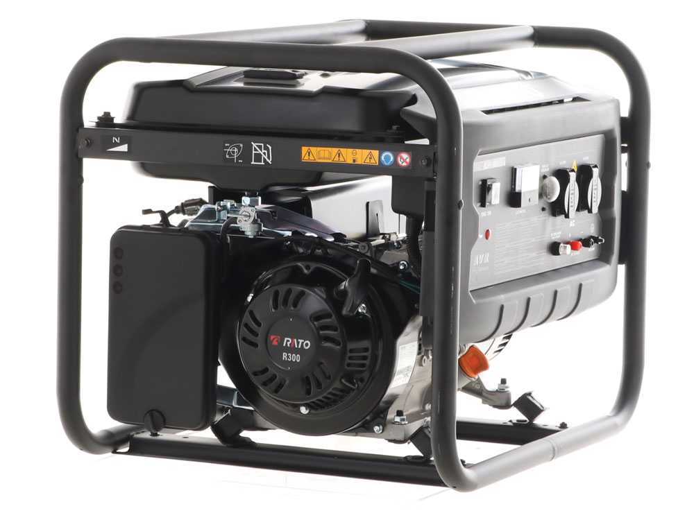 Rato R3800 AVR - Benzin Stromerzeuger mit AVR-Regelung 3.8 kW - Dauerleistung 3.5 kW - 230V – Bild 3