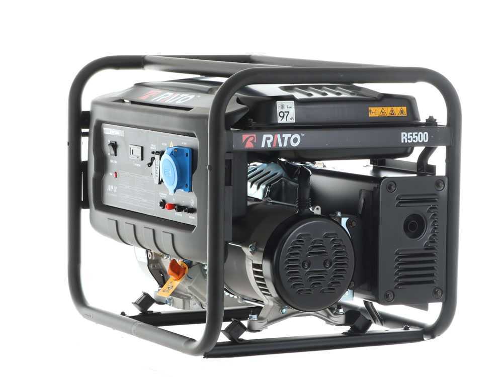 Rato R5500 AVR - Benzin-Stromerzeuger mit AVR-Regelung 5.5 kW - Dauerleistung 5 kW - 230V – Bild 4