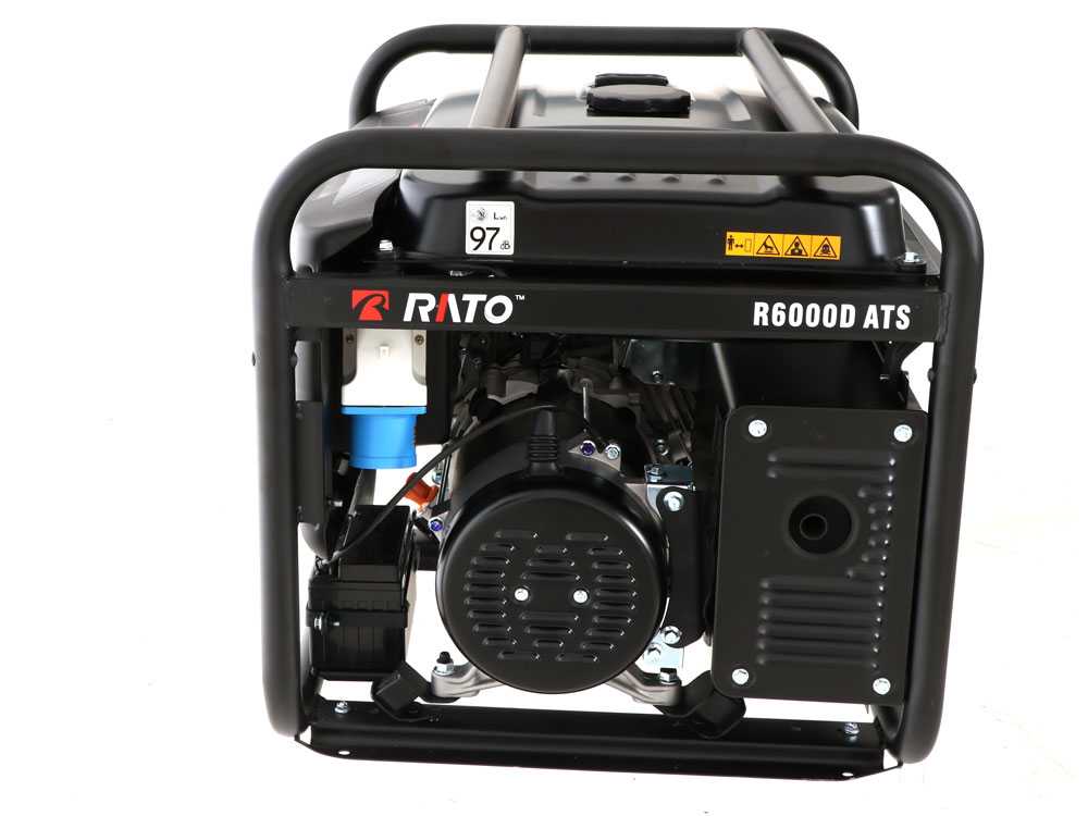 Rato R6000D-ATS AVR - Benzin-Stromerzeuger mit AVR-Regelung 6 kW - Dauerleistung 5.5 kW - 230V – Bild 2
