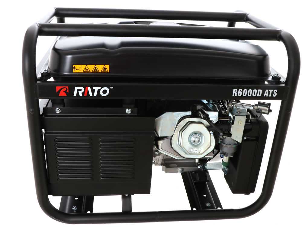 Rato R6000D-ATS AVR - Benzin-Stromerzeuger mit AVR-Regelung 6 kW - Dauerleistung 5.5 kW - 230V – Bild 3