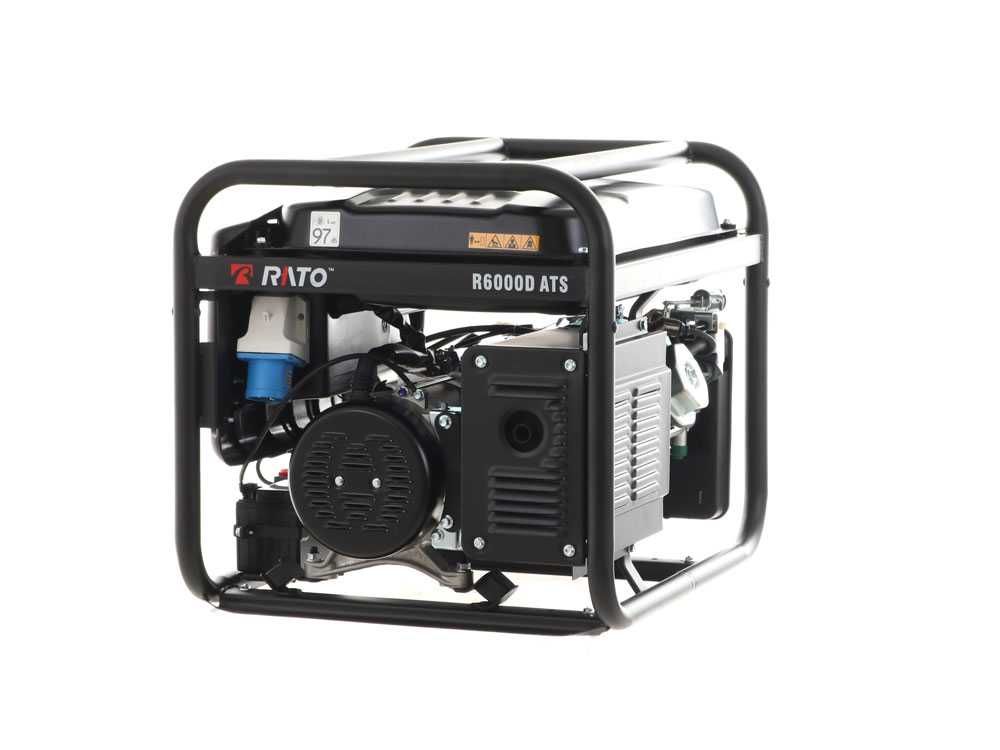 Rato R6000D-ATS AVR - Benzin-Stromerzeuger mit AVR-Regelung 6 kW - Dauerleistung 5.5 kW - 230V – Bild 4