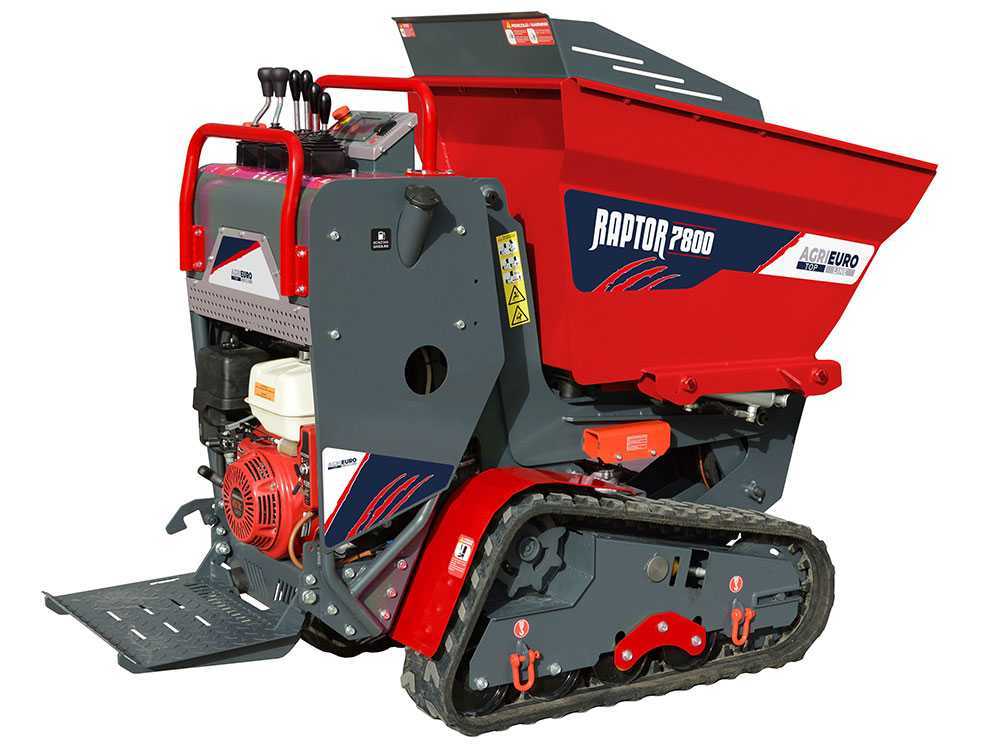 Raupendumper AgriEuro Top-Line RAPTOR 7800 HD - Honda GX390 – Bild 2