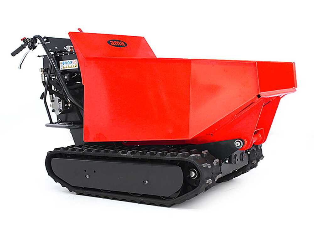 Raupendumper AMA TAG500TD - Hydraulische Kippmulde - Tragfähigkeit 500Kg – Bild 4