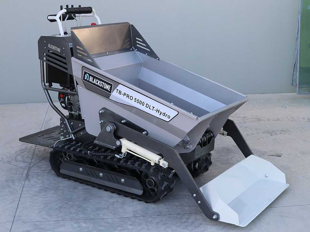 Raupendumper Blackstone TB-PRO 5500 DLT-Hydro - Tragfähigkeit der Mulde 500 Kg – Bild 3
