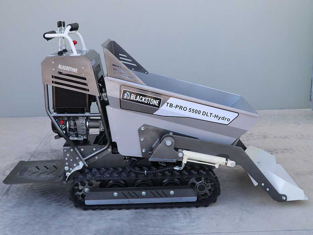 Raupendumper Blackstone TB-PRO 5500 DLT-Hydro - Tragfähigkeit der Mulde 500 Kg – Bild 4