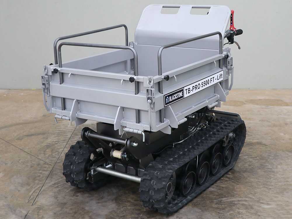 Raupendumper Blackstone TB-PRO 5500 FT-Lift - Mulde mit Scherenhubmechanismus – Bild 3