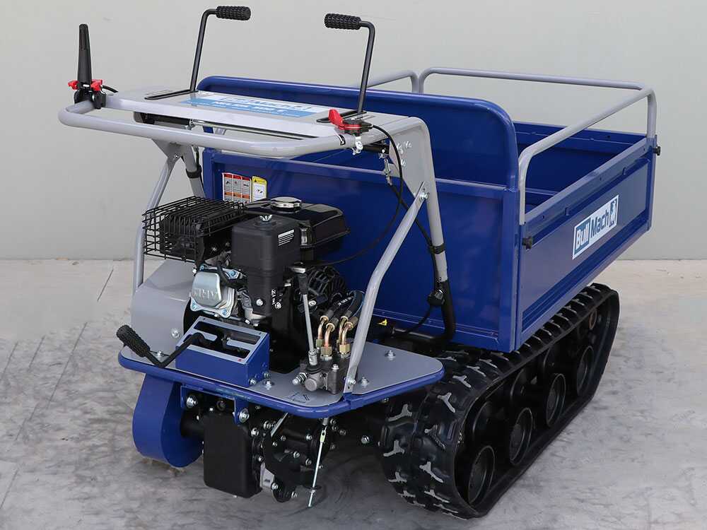 Raupendumper BullMach Helios 500 E - ausziehbare Ladefläche hydraulisch 500Kg – Bild 3