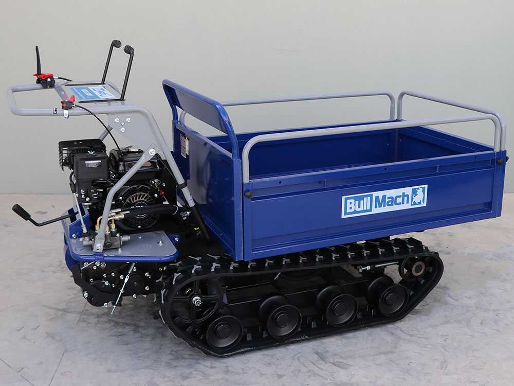 Raupendumper BullMach Helios 500 E - ausziehbare Ladefläche hydraulisch 500Kg – Bild 4