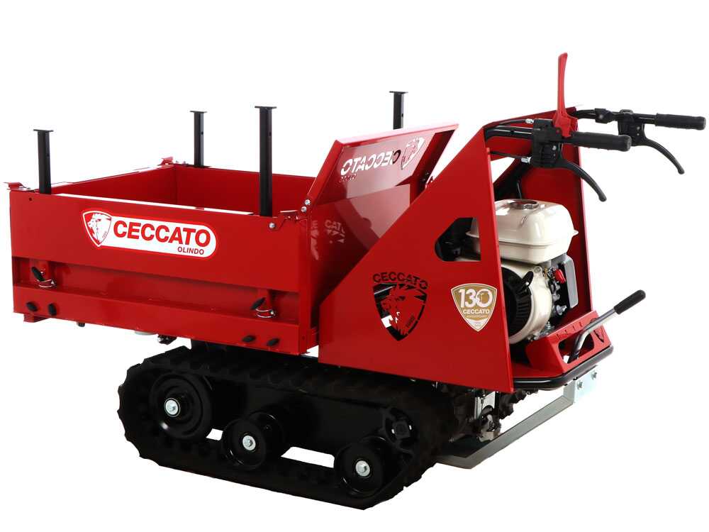 Raupendumper CECCATO CINGOLONE - Auziehbarer Kasten - Tragfähigkeit 350 kg – Bild 4