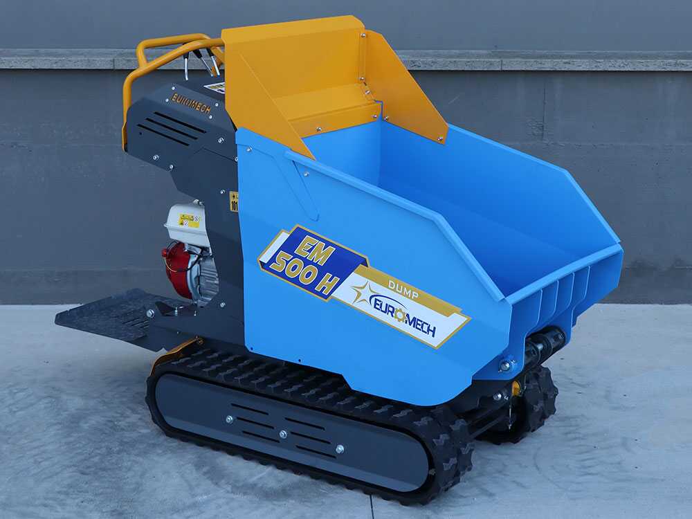 Raupendumper EuroMech EM500H-Dump - Hydraulische Dumper Mulde 500 kg – Bild 2