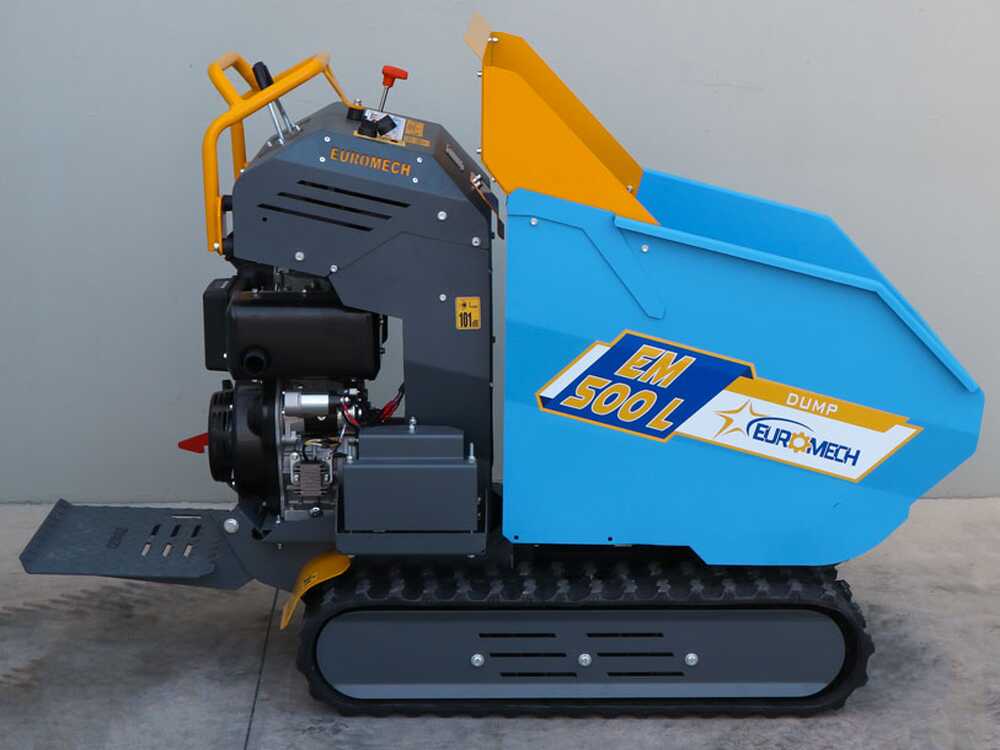 Raupendumper EuroMech EM500L-Dump - hydraulisch Dumper Mulde 500 kg – Bild 2