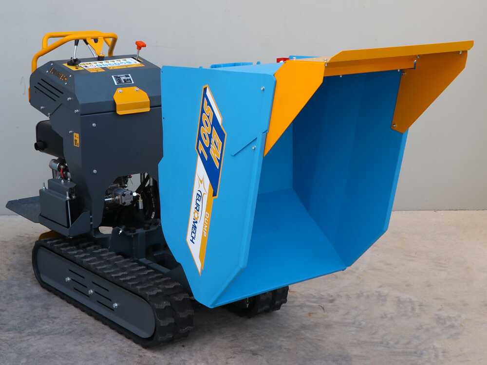 Raupendumper EuroMech EM500L-Dump - hydraulisch Dumper Mulde 500 kg – Bild 4
