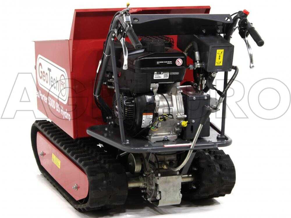 Raupendumper GeoTech GeoPorter 530D BS Hydro - 12 PS - Hydraulisches Kippsystem - Ladekapazität 500 kg – Bild 3