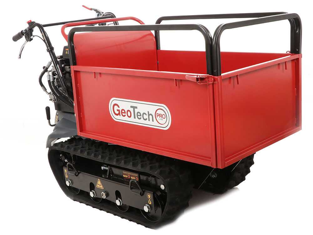 Raupendumper GeotechPro GeoPorter H-540E Hydro - Hydraulische ausziehbare Mulde 500Kg – Bild 4