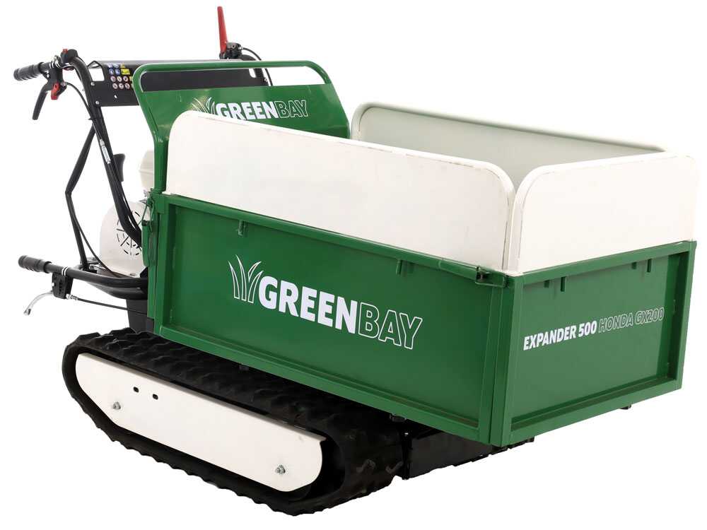 Raupendumper GreenBay EXPANDER 500 HONDA GP160 - ausziehbarer Kasten - Tragfähigkeit 500 kg – Bild 4