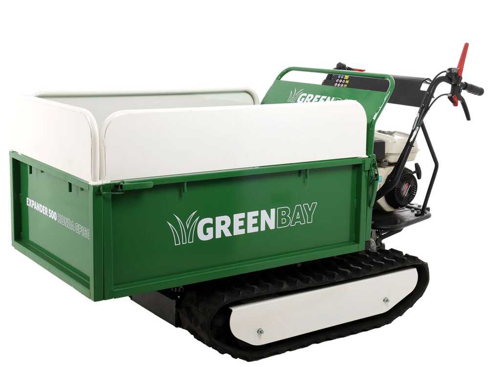 Raupendumper GreenBay EXPANDER 500 HONDA GP160 - ausziehbarer Kasten - Tragfähigkeit 500 kg – Bild 2