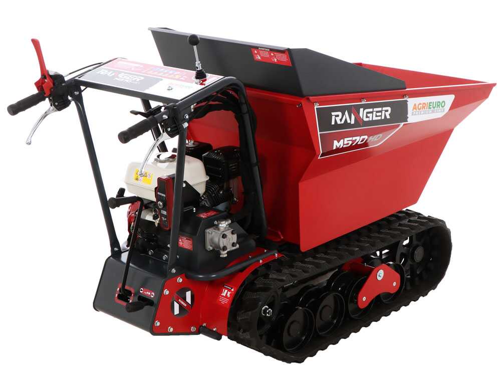 Raupendumper Ranger M570 HD-E - Motor Honda GX200 - Elektrostarter – Bild 3