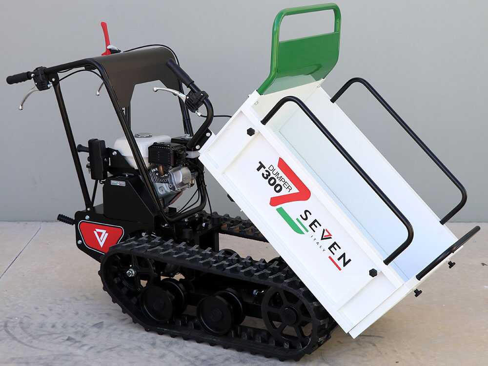 Raupendumper Seven Italy T300 GX-E - ausdehnbare Mulde - Elektrostarter - Tragfähigkeit 300 kg – Bild 3