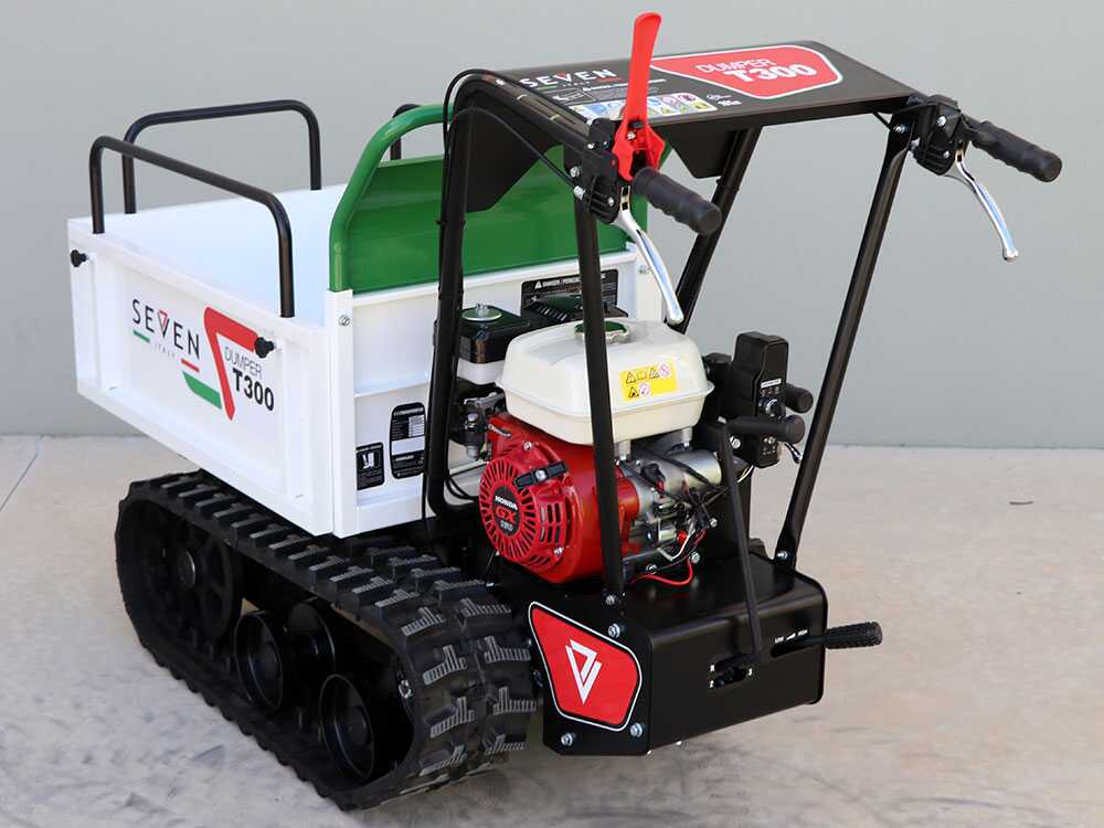 Raupendumper Seven Italy T300 GX-E - ausdehnbare Mulde - Elektrostarter - Tragfähigkeit 300 kg – Bild 4