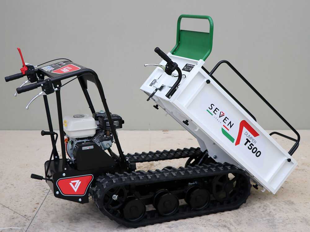 Raupendumper Seven Italy T500 GX - ausziehbare Mulde - Tragfähigkeit 500 kg – Bild 4