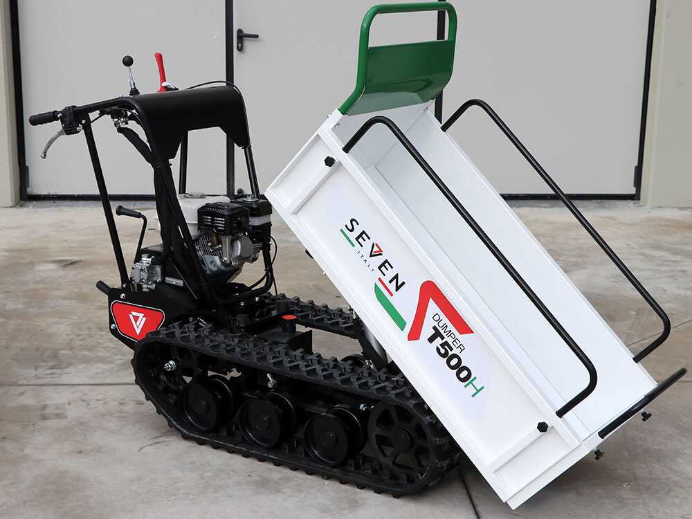 Raupendumper Seven Italy T500H GX - ausdehnbare Mulde - Tragfähigkeit 500 kg – Bild 4