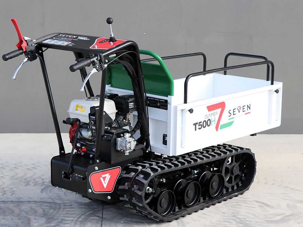 Raupendumper Seven Italy T500H GX-E - ausziehbare Mulde - Tragfähigkeit 500 kg – Bild 3