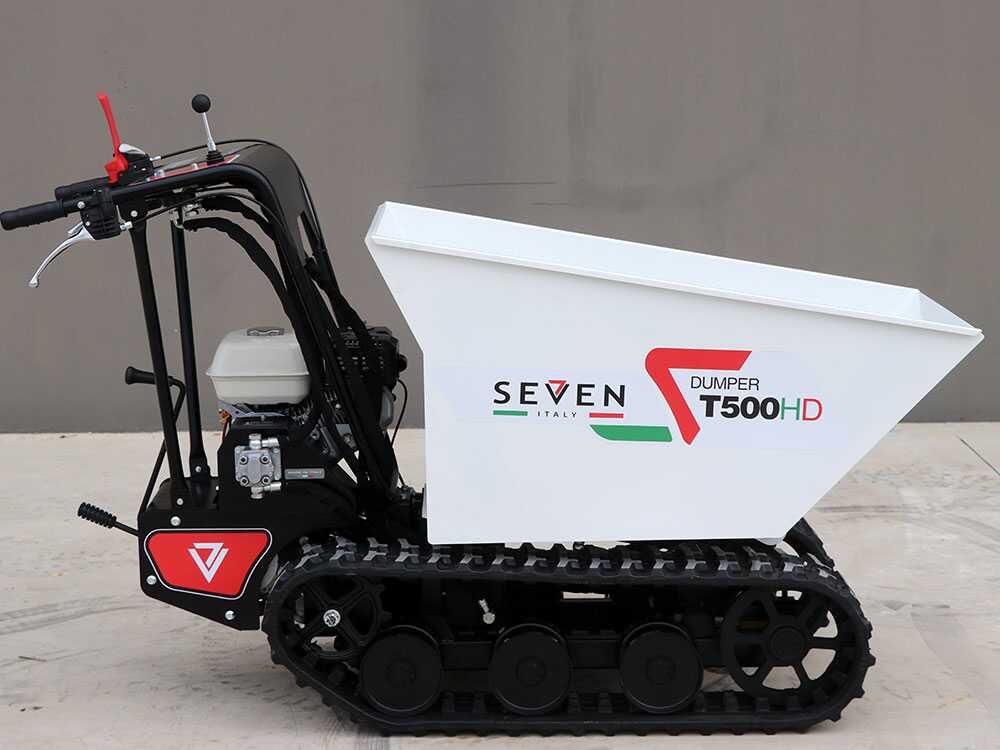 Raupendumper Seven Italy T500HD GX - Hydraulische Dumper Mulde - Tragfähigkeit 500 Kg – Bild 3