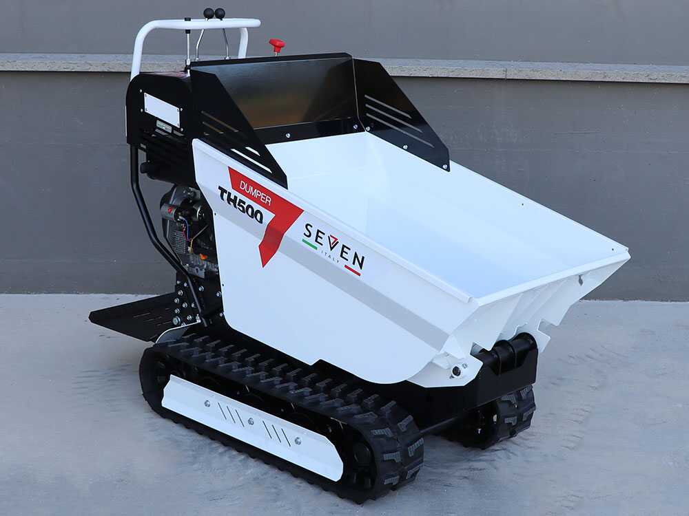 Raupendumper Seven Italy TH500 KM178-E - Hydraulische Dumper Mulde 500 kg – Bild 4