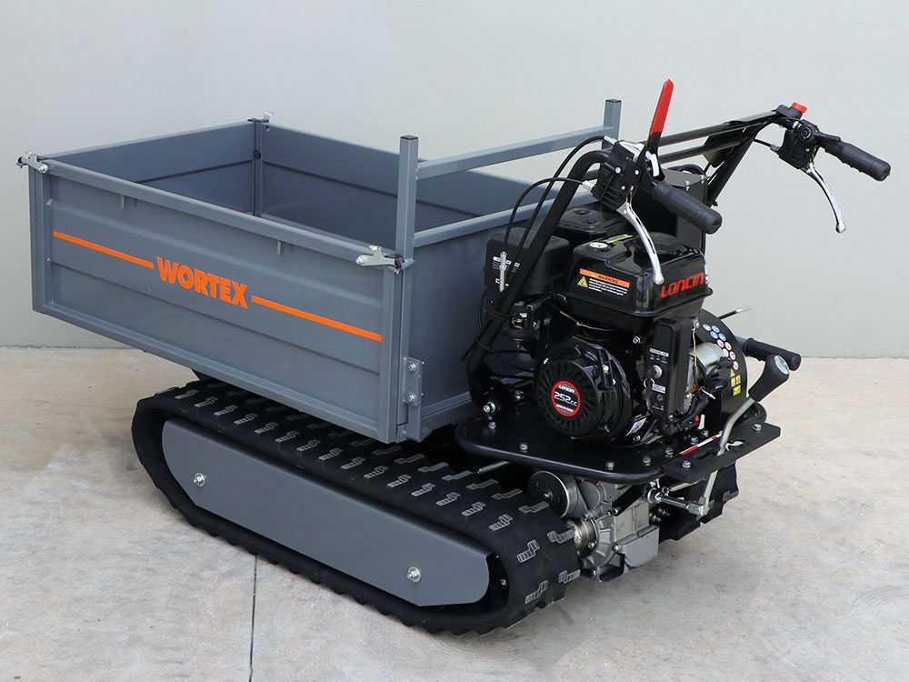 Raupendumper Wortex SFL 500-E - Mulde 500 kg - Elektrostarter – Bild 3