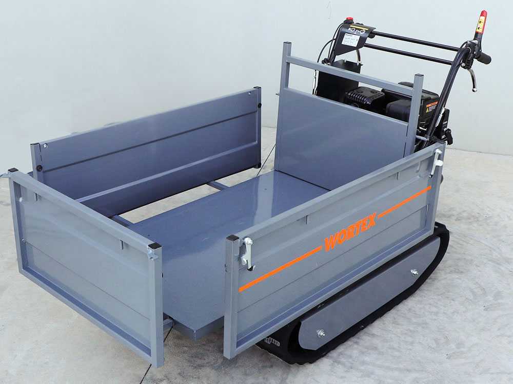Raupendumper Wortex SFL 500-E - Mulde 500 kg - Elektrostarter – Bild 4