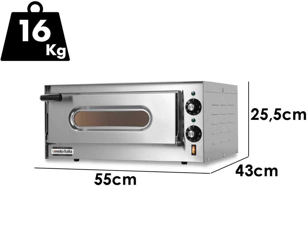 Resto Italia Small G – Elektro-Pizzaofen - 1600 W