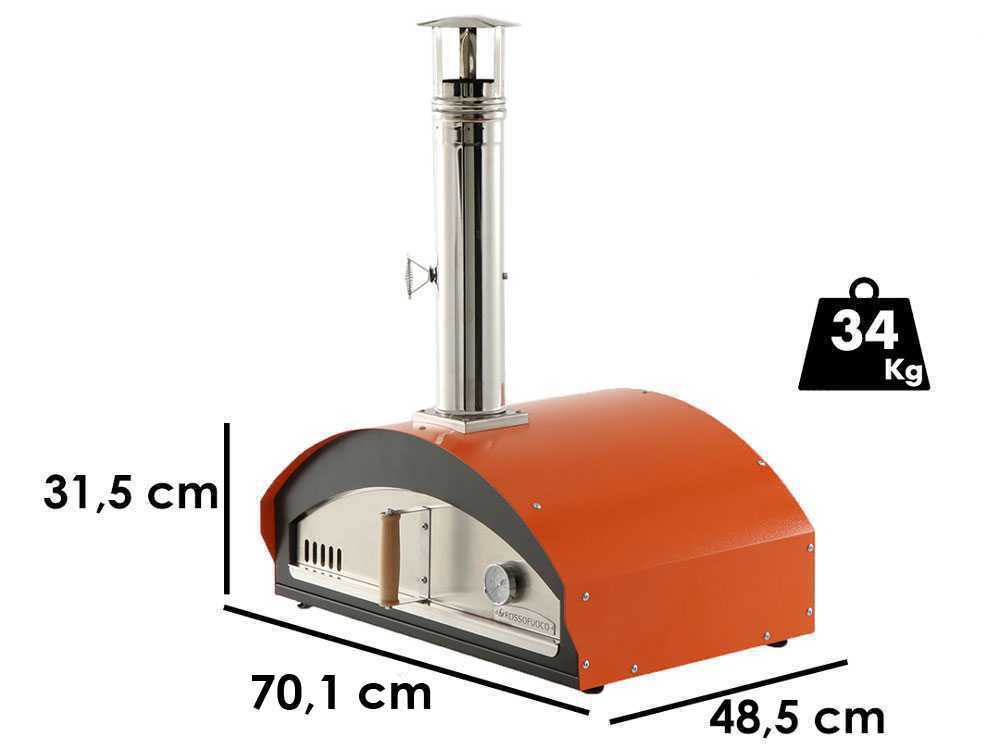 Rossofuoco Mino - Holzbackofen für den Außenbereich